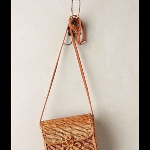 Anthropologie Straw bag made in Bali